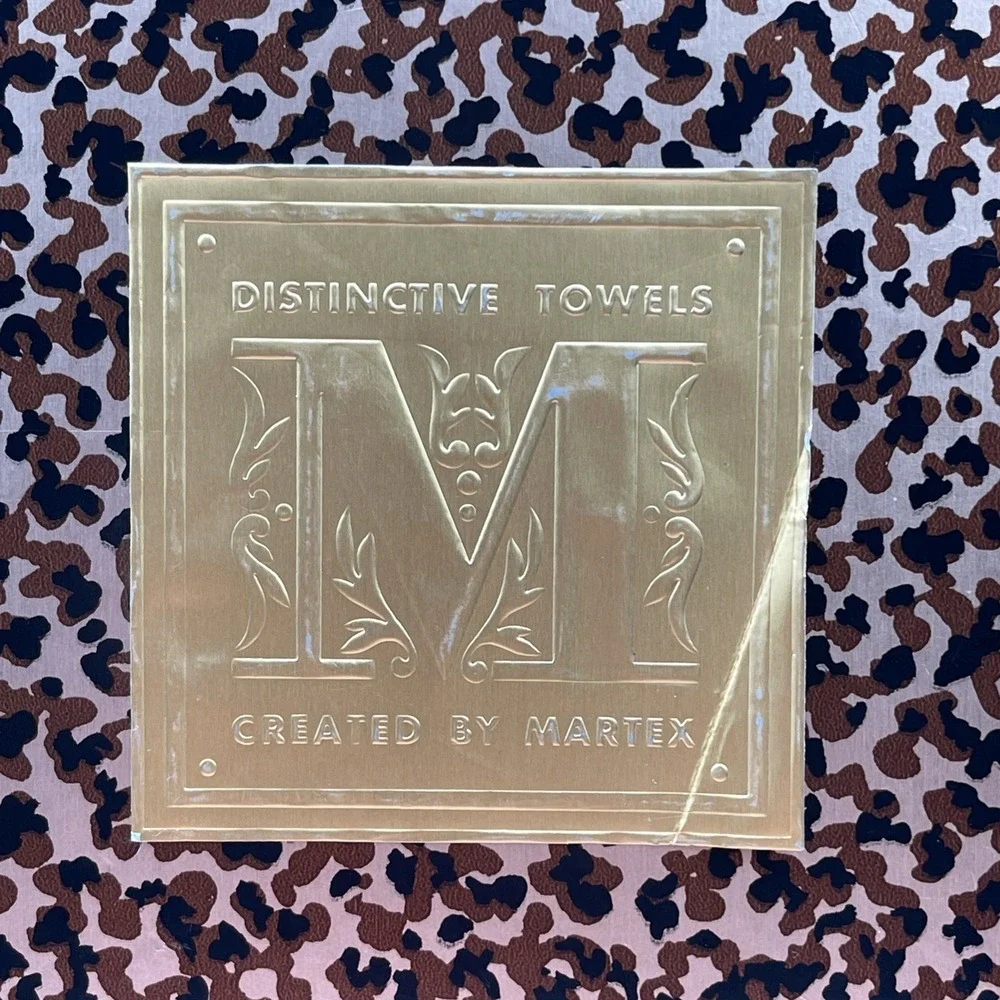 Vintage Martex Towel Set Pink Premiere Bath Guest Face Cloths Gift Box
